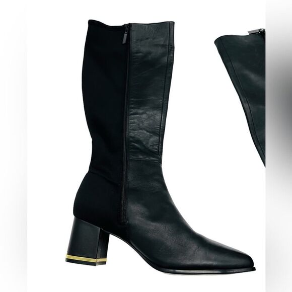 CALVIN KLEIN FREEDA KNEE HIGH BOOTS 9.5 WIDE CALF - Picture 5 of 14